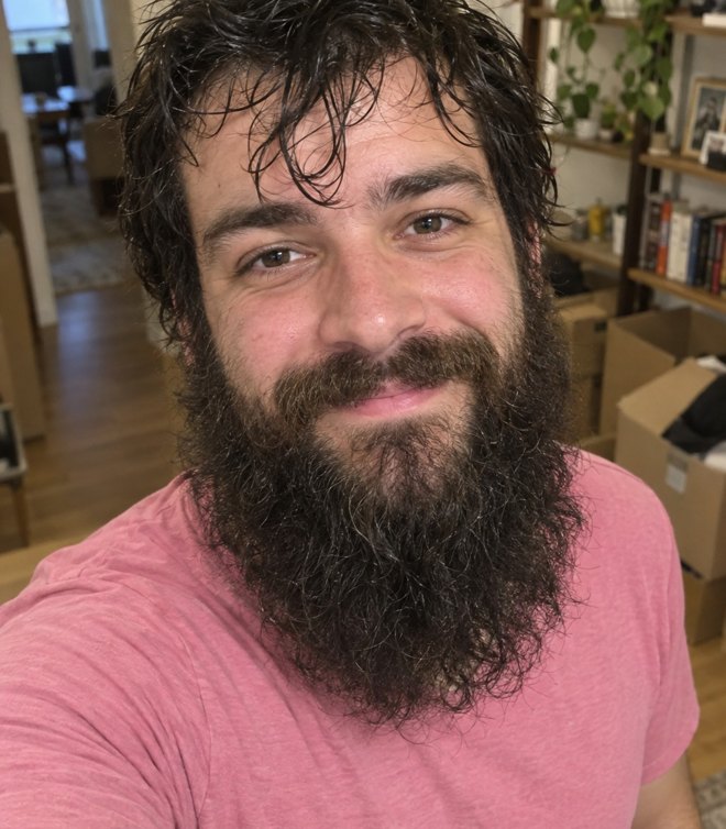 BEFORE: AI-generated person, not a real customer.